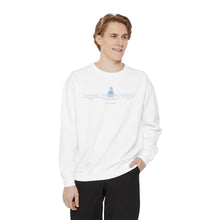 Load image into Gallery viewer, Equanimity Quote on Calm Waters Crewneck