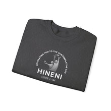 Load image into Gallery viewer, Hineni Retreating You QR Sweatshirt – 'Here I Am'