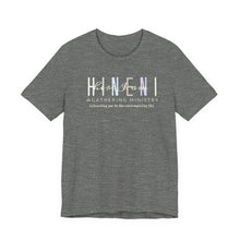 Load image into Gallery viewer, Belle soft Fall colors multi Hineni logo T-Shirt