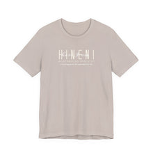 Load image into Gallery viewer, Bella soft - Hineni Logo on natural colors - heathered with back