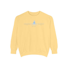 Load image into Gallery viewer, Equanimity Quote on Calm Waters Crewneck