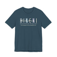 Load image into Gallery viewer, Bella Soft Hineni Colorful logo in dark color Short Sleeve Tees