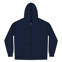 Load image into Gallery viewer, Hineni Here I Am Logo with back quote Women's Full-Zip Hoodie