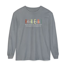 Load image into Gallery viewer, Fall Hineni Logo Comfort Colors Long Sleeve Tee