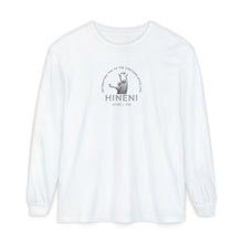 Load image into Gallery viewer, HINENI Presence 'Here I Am' Long Sleeve T‑Shirt