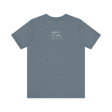 Load image into Gallery viewer, Debbies - Meister Eckhart quote with Wildflowers dark heathered Tee