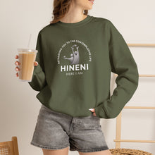Load image into Gallery viewer, Hineni Retreating You QR Sweatshirt – 'Here I Am'