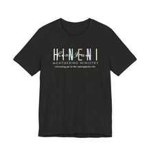 Load image into Gallery viewer, Bella Soft Hineni Colorful logo in dark color Short Sleeve Tees