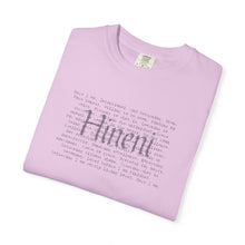 Load image into Gallery viewer, Hineni Here I am Paragraph with Subtle Back Script