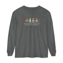 Load image into Gallery viewer, Fall Hineni Logo Comfort Colors Long Sleeve Tee