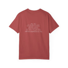 Load image into Gallery viewer, Comfort Colors Tshirt Retreating You Hineni Logo with back Hey You