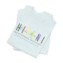 Load image into Gallery viewer, Bella Soft Tee with Colorful Hineni Logo - light colors