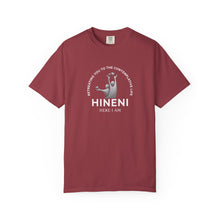 Load image into Gallery viewer, Comfort Colors Tshirt Retreating You Hineni Logo with back Hey You