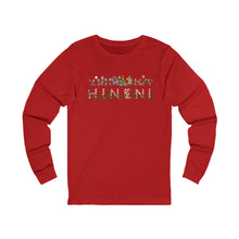 Load image into Gallery viewer, cute elfing around front with Adoration back Holiday Unisex Long Sleeve Tee