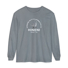 Load image into Gallery viewer, HINENI Presence 'Here I Am' Long Sleeve T‑Shirt
