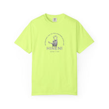 Load image into Gallery viewer, Comfort Colors Tshirt Retreating You Hineni Logo with back Hey You