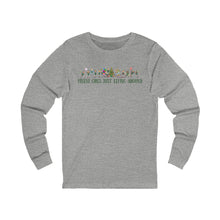 Load image into Gallery viewer, Just Elfin' Around Heathered Long Sleeve Tee