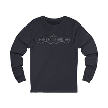 Load image into Gallery viewer, Hineni Here I am Breathe In & Out Long Sleeve Tee