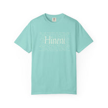 Load image into Gallery viewer, Vivid Hineni Here I Am Paragraph with Jesus Mercy on back