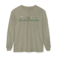 Load image into Gallery viewer, Just elfing around- comfort colors Long Sleeve T-Shirt