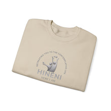 Load image into Gallery viewer, Hineni Retreating You QR Sweatshirt – 'Here I Am'