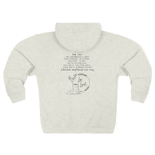Load image into Gallery viewer, Hineni Logo with Lived Love back - Women's Zip Hoodie
