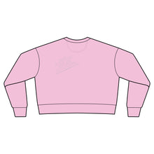 Load image into Gallery viewer, Women's Garment-Dyed Mid-Length Crewneck Sweatshirt