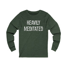 Load image into Gallery viewer, Heavily Meditated Hineni Unisex Jersey Long Sleeve Tee