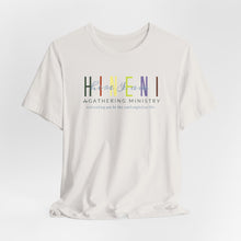 Load image into Gallery viewer, Bella Soft Tee with Colorful Hineni Logo - light colors