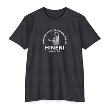 Load image into Gallery viewer, Heathered Hineni Retreating You "Here I Am" T-Shirt