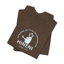 Load image into Gallery viewer, Belle Soft Heather Retreating you Hineni shirt with back
