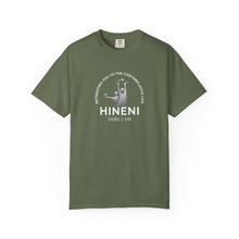 Load image into Gallery viewer, Comfort Colors Tshirt Retreating You  Hineni Logo with back Hey You
