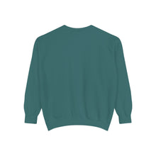 Load image into Gallery viewer, Hineni Awakening Retreat Garment-Dyed Sweatshirt design front only
