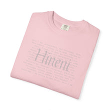 Load image into Gallery viewer, Hineni Here I am Paragraph with Subtle Back Script

