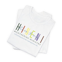 Load image into Gallery viewer, Bella Soft Tee with Colorful Hineni Logo - light colors
