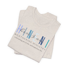 Load image into Gallery viewer, Belle soft Fall colors multi Hineni logo T-Shirt
