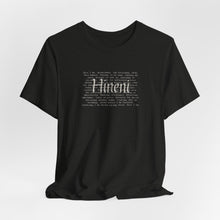 Load image into Gallery viewer, Bella Soft Hineni Tee paragraph front only neutral colors
