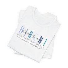 Load image into Gallery viewer, Belle soft Fall colors multi Hineni logo T-Shirt
