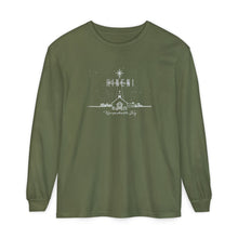 Load image into Gallery viewer, Comfort Colors Long Sleeve T-Shirt — Hineni Christmas Design
