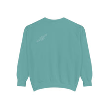 Load image into Gallery viewer, Equanimity Quote on Calm Waters Crewneck
