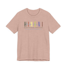 Load image into Gallery viewer, Bella Soft Tee with Colorful Hineni Logo - light colors
