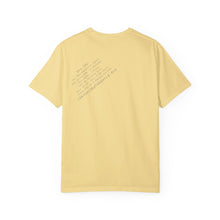 Load image into Gallery viewer, Comfort Colors Tshirt Retreating You  Hineni Logo with back Hey You
