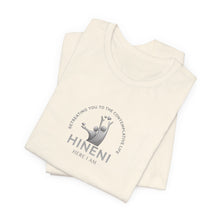 Load image into Gallery viewer, Bella soft Tee- Hineni -Here I am  Short Sleeve T‑Shirt
