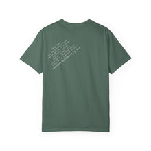 Load image into Gallery viewer, Comfort Colors Tshirt Retreating You  Hineni Logo with back Hey You
