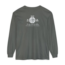 Load image into Gallery viewer, Comfort Colors Pilgrim Long Sleeve Tee  with back logo

