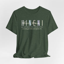 Load image into Gallery viewer, Bella Soft Hineni Colorful logo in dark color Short Sleeve Tees
