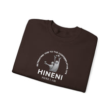 Load image into Gallery viewer, Hineni Retreating You QR Sweatshirt – 'Here I Am'
