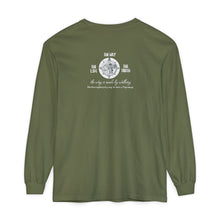 Load image into Gallery viewer, Comfort Colors Pilgrim Long Sleeve Tee  with back logo
