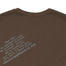 Load image into Gallery viewer, Bella soft- heathered colors - Hineni paragraph logo- with back
