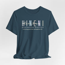 Load image into Gallery viewer, Bella Soft Hineni Colorful logo in dark color Short Sleeve Tees
